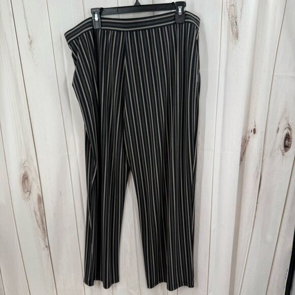 Susan Graver Women’s XLP Striped Stretchy Pull on Pants - Picture 4 of 6